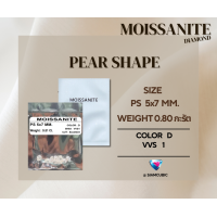 ราคา เพชร Moissanite โมอีส รูปทรงหยดน้ำ ไซส์ 3X4 mm 8x10mm Clarity vvs1 Color D น้ำ 100 เพชรน้ำงามคัดเกรดคุณภาพสูง เพชรขาวสะอาด (21559548121)