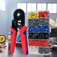ราคา คีม ย้ำ หางปลา คอร์ดเอ็น HCS8 6 4A CORD END Crimper Plier AWG 23 7 0 25 10mm ² คีมย้ำหางปลา HSC8 6 4A คีมย้ําหางปลาไฟฟ้า ชุดคีมย้ำหางปลากลม คีมย้ำหางปลา เทอร์มินัลหุ้มฉนวน (18787001565)