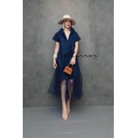 ราคา Mirrorsister 30916 1 เดรสเชิ้ตทรงเรียบ แขนสั้นกระดุมผ่ายาว โดดเด่นที่ชายแต่งระบายด้วยผ้ามุ้ง ใส่ออกมาน่ารัก (23109861888)