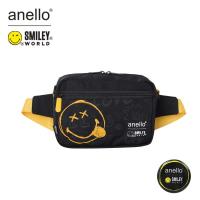 ราคา แบบใหม่ พร้อมส่ง กระเป๋าสะพายข้าง anello x SMILEY แบบ 3IN1 คาดอกได้คาดเอวได้สะพายข้างได้ ผ้ากันน้ำ ใส่ของได้เยอะ (10245871635)
