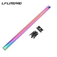 ราคา Litepro พับหลักอานจักรยาน33 9มม 580มม CNC อลูมิเนียมอัลลอยน้ำหนักเบาหลักอานอุปกรณ์ BMX (9705570974)