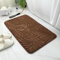 ราคา Super Absorbent Bath Mat Flannel Quick Dry Bathroom Mats Bathtub Shower Side Floor Non slip Rugs Room Memory Foam Paddoor Mat (20145462490)