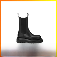 ราคา หนัง Martin Boots ผู้หญิง Chelsea Boot ฤดูใบไม้ร่วง ฤดูหนาว แฟชั่นหนาขนเรียงรายลูกวัวรองเท้าบูทสูง สไตล์อังกฤษ พื้นรองเท้ายาง (22510290105)