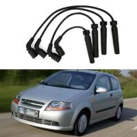 ราคา 4Pcs Spark Plug Wire for Excelle 1 6 Chevrolet Aveo Cruze KALOS REZZO DAEWOO KALOS LANOS Nubira REZZO 96497773 (19586315743)