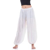 ราคา กางเกงอลาดิน กางเกงฮาเร็ม กางเกงแขก กางเกงแม้ว กางเกงม้ง กางเกงจินนี่ กางเกงใส่สบาย กางเกงขาจั๊ม Hippie Harem Aladdin Genie Pants สีขาว (11231963)
