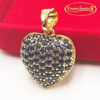 ราคา Inspire Jewelry จี้พลอย Sapphire ไพลิน งานDesign จิวเวลรี่ มีหลายรูปแบบ งดงามประดับ เพชรกลมCZ ตัวเรือนหุ้มทองแท้24K ขนาด 2 4 CM (21784697964)