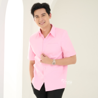 ราคา เสื้อผ้าฝ้ายแพรเงิน สีชมพู ไซส์ L (851982730)