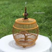 ราคา กรงนก กรงถังเบียร์ โคมไฟหวาย (16328989156)