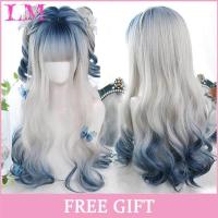 ราคา LM สังเคราะห์แบบยาวตรง Lolita สำหรับผู้หญิงวิกผม Anime คอสเพลย์ผมหลากสีหลายสีสีม่วงดำธรรมชาติวิกโลลิต้า (20537004148)