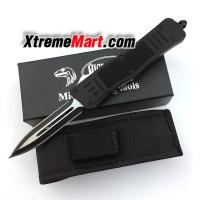 ราคา มีดสปริงตรงขนาดกลาง คมสองด้าน Microtech Combat Troodon 00556 D E Automatic Knife Camping Tool (10242138509)