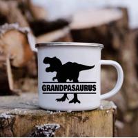 ราคา High quality Promoted To Grandpa Mug Grandfather Coffee Mugs For Pregnancy Announcement New Baby Family Enamel Cup Surprise For Grandad (22342652287)