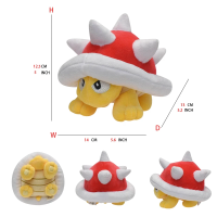 ราคา Avail Koopa Troopa น่ารักมาริโอ้ตุ๊กตาหนานุ่ม Rolla Troopas Spiny Koopa เต่าโยชิสีเขียวกระดูกแห้ง Kado Ulang Tahun ตุ๊กตา Stitch ยัดไส้ (22610127906)