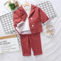 ราคา LANBAO ชุดสูทเด็กผู้ชาย สูทเด็ก ชุดทักซิโดเด็ก ชุดกันหนาวเด็กชาย ชุดไปงานแต่งเด็กผู้ชายสูทเด็กชาย 2 ชิ้นอย่างเป็นทางการ (16116897279)