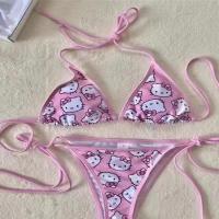 ราคา Sanrio Panties Hello Kitty Hello Y2Kกางเกงชั้นในเอวต่ำอะนิเมะ Cewek Seksi กางเกงในระบายอากาศบิกินี่ใส่สบายหวาน (22751574569)
