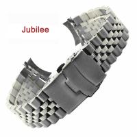 ราคา Jubilee นาฬิกาสำหรับ Seiko นาฬิกาผู้ชายอุปกรณ์เสริมสร้อยข้อมือ316L สแตนเลสสายโค้ง18 19 20 21 22 23 24มม (16708681594)