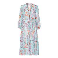 ราคา 3pcs set 2023 New Bikini Halter Print Split Swimsuit Set Women Swimwear Beach Cover Up Bathing Suits Summer Beach Wear Swimming Suit Blue Cardigan (22738942248)