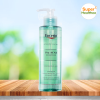 ราคา Eucerin pro acne solution cleansing gel 200 มล ยูเซอริน โปร แอคเน่ เจลล้างหน้า ไม่ห่อพลาสติก (3205836244)