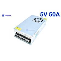 ราคา Switching Power Supply สวิตชิ่งเพาเวอร์ซัพพลาย 5V 50A 250W สีเงิน S 250 5 (7396042710)