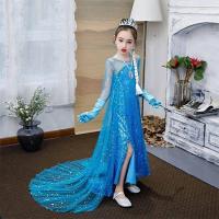 ราคา แช่แข็ง Custume สำหรับเด็กขายชุดเดรสเอลซ่าเจ้าหญิงชุดคอสเพลย์สำหรับสาวควีนชุดสำหรับงานวันเกิดงานปาร์ตี้บอลกาวน์3ถึง12ปีเด็ก (10350653875)