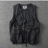 ราคา สไตล์ทหารอเมริกัน ลายพราง แขนกุด เสื้อกั๊ก ชุดทํางานยุทธวิธีกลางแจ้งของผู้ชาย เสื้อแจ็คเก็ต Multi Pocket หลวม Fit Youth Popular (20648980975)