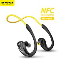 ราคา Awei A880BL Bluetooth Earphones Surround Stereo Noise Cancelling Headset Wireless Bluetooth 5 3 Neckband In Ear Headphones IPX4 WaterProof Music Earphone Bluetooth with Mic 23 5g Earbuds Lightweight S