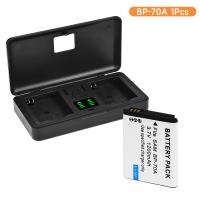 ราคา ภาพใหญ่ PALO 1200mah BP70A BP 70A แบตเตอรี่ลิเธียมไอออน 3 7 โวลต์สำหรับ Samsung ES65 ES67 ES70 ES80 TL105 TL110 PL80 PL90 SL600 WP10 (22822487929)