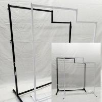 ราคา ราววินเทจ ราวเหล็กแขวนผ้า ราวเดี่ยวขั้นบันได ยาว 1 2 เมตร สีขาว สีดำ แพ็ค 1 ชุด (13924516515)