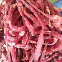 ราคา เนื้อแดดเดียว ขายดี เนื้อวัวแท้100 ไม่เหนียวไม่เค็มแพคละ1กิโลกรัม (1928754846)