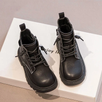 ราคา บูทมาร์ตินสำหรับเด็กผู้หญิงรองเท้าบูทผู้ชาย Sepatu BOOT Pendek แบบใหม่รองเท้าเด็กรองเท้าบู้ตหนัง (20766651073)