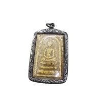 ราคา พระสมเด็จวัด ระฆังโฆสิตาราม พิมพ์ใหญ่ พร้อมเลี่ยกกรอบเงินแกะลาย Phra Somdej Wat Rakang Kositaram large print with silver frame carved pattern (10889992077)