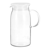 ราคา Iwaki KT293 Wเหยือกน้ำมือจับแก้วขนาด 600 ml ฝาสีขาวจากแบรนด์ชั้นนำจากญี่ปุ่น แก้วใสมากและคราบไม่เกาะ ใส่น้ำร้อนสลับน้ำเย็นได้ไม่ร้าว (59326)