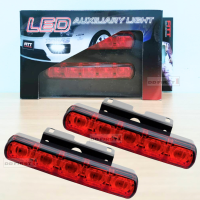 ราคา ไฟสัญญาณ LED ไฟสัญญาณ สีเหลือง สีแดง ไฟตกแต่ง LED ไฟติดข้างรถ ไฟติดรถบรรทุก 12V คู่ ปลายสายเปลือย (21993660470)
