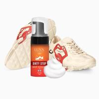 ราคา น้ำยาทำความสะอาดรองเท้า หนังทุกชนิด LUXX deep shose cleaner ซักรองเท้า สูตรออแกนิค คราบฝังลึก Antibac ทำความสะอาดรองเท้าผ้าใบสีขาว ที่เช็ดรองเท้า (14194505055)