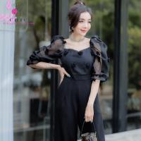 ราคา Chic Big Size จั้มสูทขายาวสาวอวบ เสื้อผ้าสาวอวบ ชุดออกงานสาวอวบ แฟชั่นสาวอวบ JL38 (22720707406)