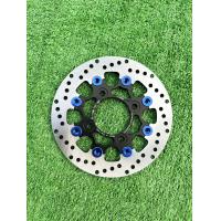 ราคา จานดิสเบรคหน้า Giorno 125 ตัวธรรมดา ขนาด 190mm งานสร้าง จานดิสเบรค จานแต่ง จานเบรคหน้า งานสร้าง จีโอโน่ หมุดจานติดผ้าเบรค ต้องตัดผ้าเบรค (22494426885)