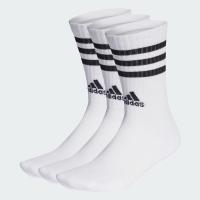 ราคา Adidas ถุงเท้า 3 Stripes Cushioned Crew Socks 3 Pairs White Black HT3458 (21910006601)