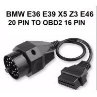 ราคา สายสัญญาณแปลง Connector Cable OBD บีเอ็ม BMW E36 E39 E46 OBD 20 Pin TO OBD 2 16 Pin คุณภาพสูง (12416075349)