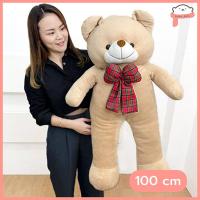 ราคา ตุ๊กตาหมีเท็ดดี้แบร์ teddy bear 60 100 150cm ตุ๊กตาหมียักษ์ ตุ๊กตาหมีขน ขนนุ่ม ตัวนิ่ม ดูในวีดีโอได้ค่ะ (22185415316)