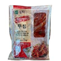 ราคา seasoned radish กิมจิหัวไชเท้าปรุงรส อาหารเกาหลี 무말랭이 무침 200g 1kg (17226015384)