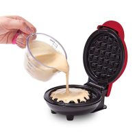 ราคา เครื่องทำวาฟเฟิลกลม วาฟเฟิลไส้ทะลัก วาฟเฟิล Mini Waffle Maker (8020421936)