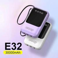 ราคา พาวเวอร์แบงค์รุ่นใหม่ล่าสุด eloop รุ่น E32 ที่มามาพร้อมกับแบตเตอรี่ที่ทนทานพร้อมสายชาร์จหนึ่งตัวถึงสามเส้นชาร์จได้ทุกรุ่นความจุมีถึง 30000 mAh สินค้าพร้อมส่งของแท้ 100 vedohome (22569364537)