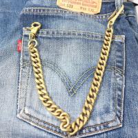 ราคา Chain bag โซ่ทองเหลืองแท้ ไว้คล้องกระเป๋าสตางค์ เท่ๆ แถมพวจกุญแจกหนังวัว มูลค่า 50 บาท รับประกันสินค้า (547718797)