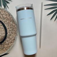 ราคา Stanley 30oz แก้ว สแตนเลส พร้อมหลอด แก้ว แก้วเก็บความเย็น แก้วน้ำเก็บอุณหภูมิ Car Cup (14451747439)