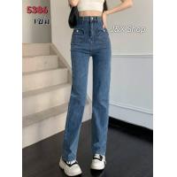 ราคา 5386 กางเกง ยีนส์เอวสูง ทรงกระบอกผ้ายืด ดีเทลแต่ง เด้วยกระเป๋ารูปหัวใจ แต่งด้วยกระดุมมุก ปลายขาเย็บ น่ารักมาก ต้องมีแล้ว นะคะ (21761197026)