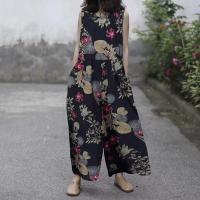 ราคา Zanzea ชุดจั๊มสูท แขนกุด พิมพ์ลาย สไตล์วินเทจ แฟชั่นสตรี (19854870169)