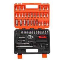 ราคา ชุดเครื่องมือ ประแจ ชุดบล็อก 53 ชิ้น ขนาด 1 4 Socket Set CRV แท้ ชุดบล็อก ประแจบล็อก ชุดเครื่องมือ ซ่อมรถยนต์มืออาชีพ Socket Set CRV Tools Set (21037806434)