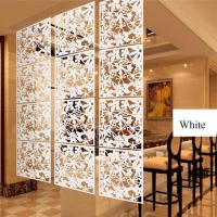 ราคา 5ชุดแผ่นตกแต่งห้อง PVC สำหรับกั้นห้อง แบบฉลุลาย ดอกไม้เล็ก (21230900326)