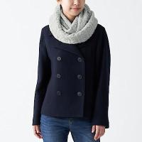 ราคา ผ้าพันคอ MUJI Yak Blend Snood ผ้าคลุม 22871853404 (19646755344)