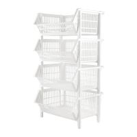 ราคา HomePro ตะกร้าผ้าเหลี่ยม 4 ชั้น PLIM L สีขาว แบรนด์ PLIM (17142993937)