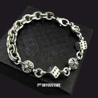 ราคา CHROME HEARTS สร้อยข้อมือ ลายดอกไม้ หรูหรา สร้อยข้อมือโครมฮาร์ท ฟรีกล่องใส่แบบใส (22725106679)